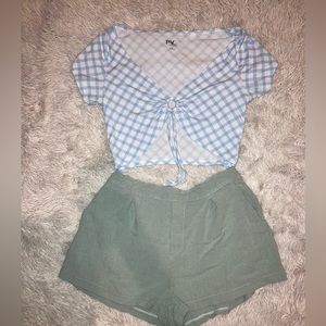 Pacsun Gingham Crop Top